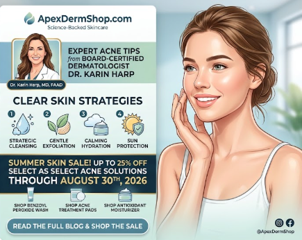 Clear Skin Demystified: Board-Certified Dermatologist Dr. Karin Harp Shares Her Top Expert Tips for Acne-Prone Skin