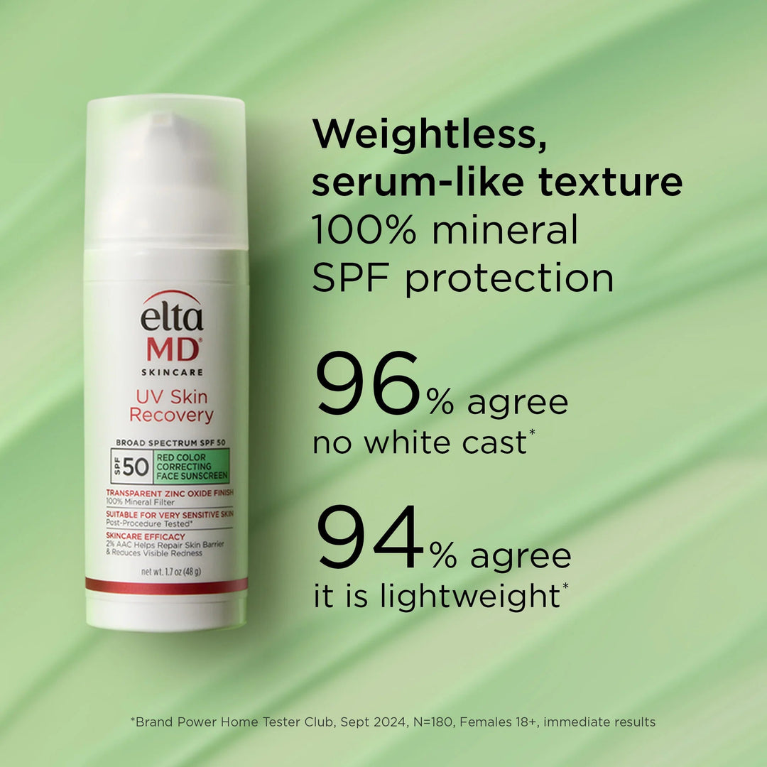 EltaMD - UV Skin Recovery Red Color Correcting Green Tint Broad Spectrum SPF 50