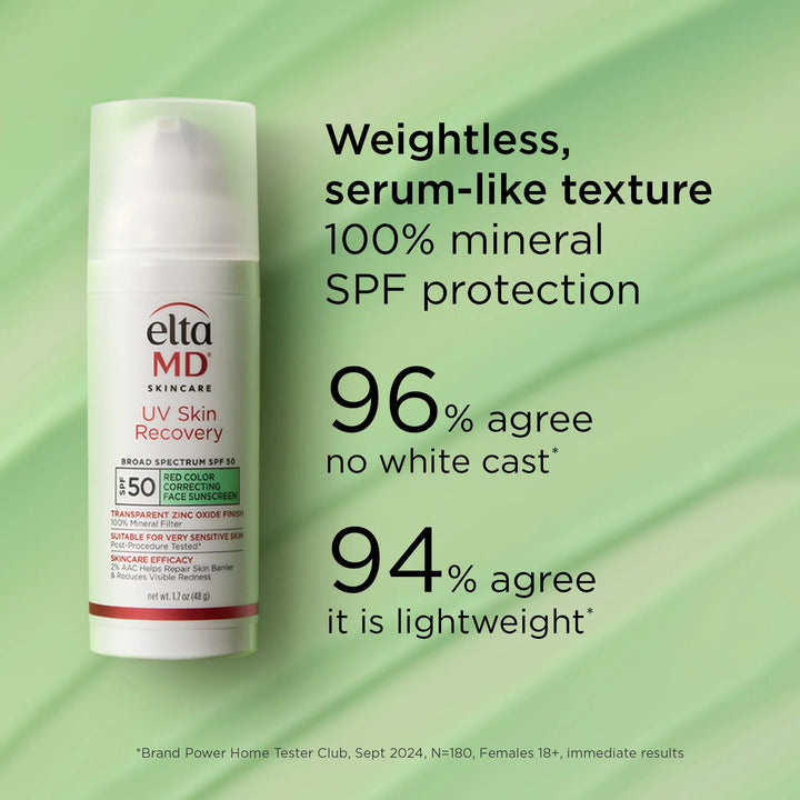 EltaMD - UV Skin Recovery Red Color Correcting Green Tint Broad Spectrum SPF 50