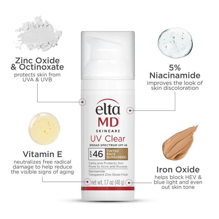 EltaMD - UV Clear Tinted Broad-Spectrum SPF 46